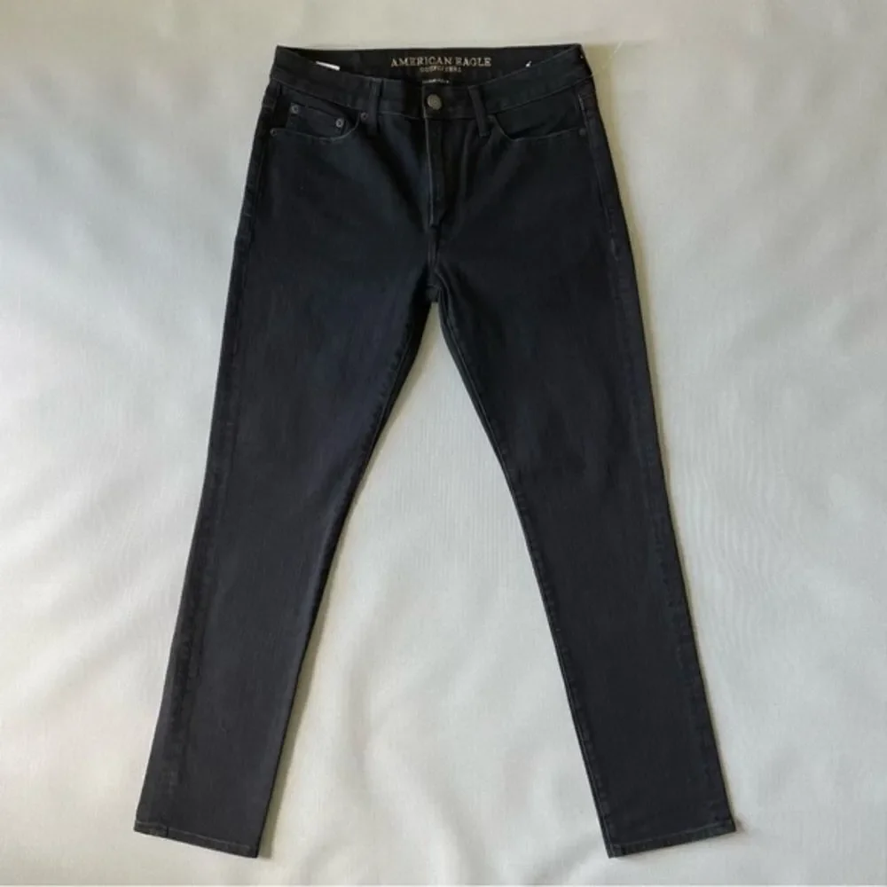 American Eagle New Extreme Flex 4 Black Slim Denim Jeans Men’s Size 30x30